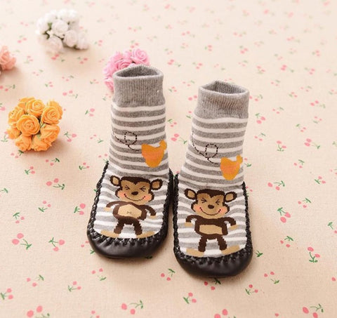 Cute Baby Socks With Rubber Soles