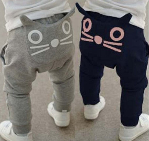 Spring and Autumn Kids Clothing Boys Girls Harem Pants