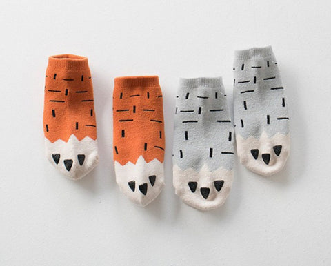 Character Pattern Infants Cotton Socks