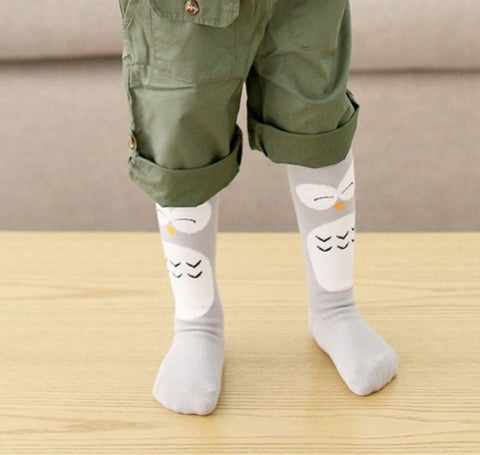 Anti-slip Knee High Socks Kids Baby Socks