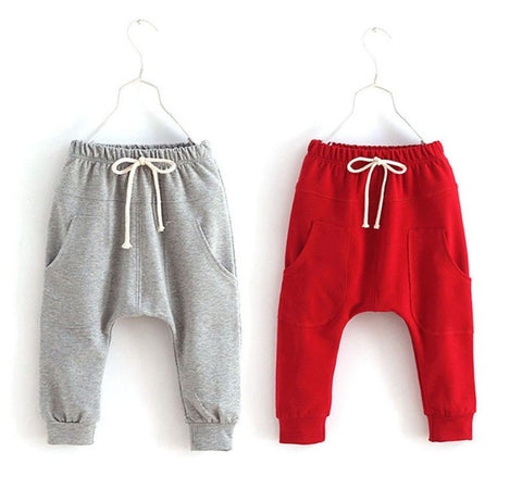 Toddler Child Jersey Harem Pants Baby Boy