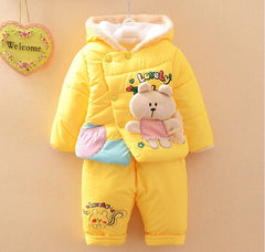 Winter Coat Children Bear Hooded