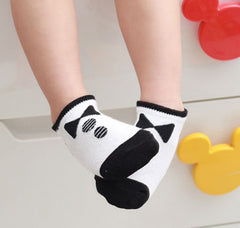 Socks Cotton Knitted Anti Slip Short