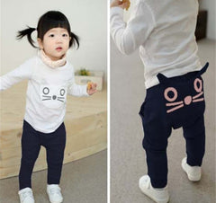 Spring and Autumn Kids Clothing Boys Girls Harem Pants