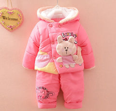 Winter Coat Children Bear Hooded