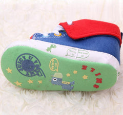 Cute Cartoon Printed Baby Kids High Shoes