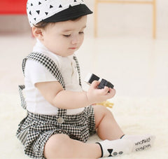 Socks Cotton Knitted Anti Slip Short