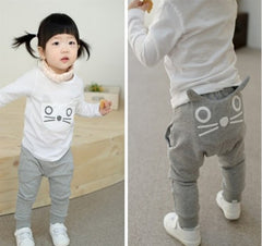 Spring and Autumn Kids Clothing Boys Girls Harem Pants