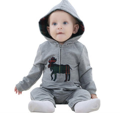 Hooded Cotton Baby Costume Spring Autumn Romper