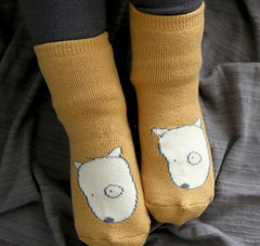 Character Pattern Infants Cotton Socks