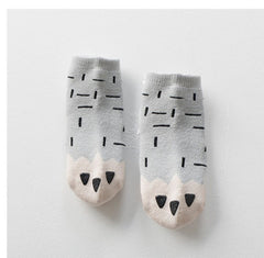 Character Pattern Infants Cotton Socks