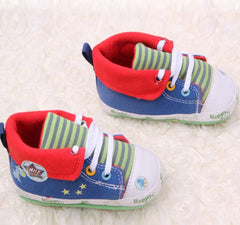 Cute Cartoon Printed Baby Kids High Shoes