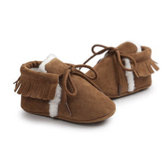 Baby Boy Girl Baby Moccasins Soft Moccs Shoes