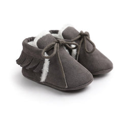 Baby Boy Girl Baby Moccasins Soft Moccs Shoes