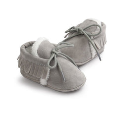 Baby Boy Girl Baby Moccasins Soft Moccs Shoes