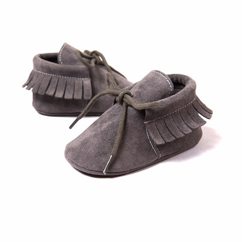 Baby Boy Girl Baby Moccasins Soft Moccs Shoes