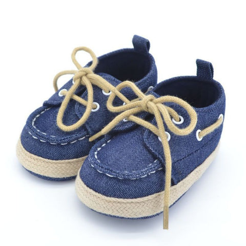 Baby Shoes Boy Girl Soft Sole Crib Laces Sneaker