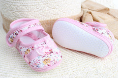 Girls Flowers Bow Baby Toddler Shoes