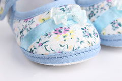 Girls Flowers Bow Baby Toddler Shoes