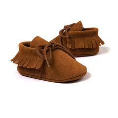 Baby Boy Girl Baby Moccasins Soft Moccs Shoes