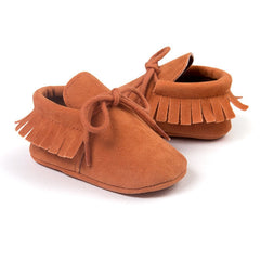 Baby Boy Girl Baby Moccasins Soft Moccs Shoes