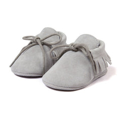 Baby Boy Girl Baby Moccasins Soft Moccs Shoes