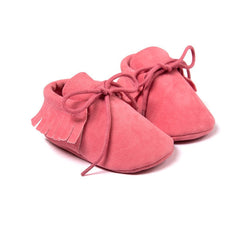 Baby Boy Girl Baby Moccasins Soft Moccs Shoes