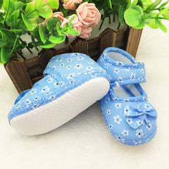 Bowknot Soft Anti-Slip Crib Shoes