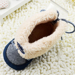 Baby Boy Winter Warm Snow Boots Lace Up