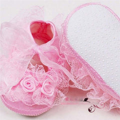 Rose Flowers Ribbon Bow Princess Newborn Baby